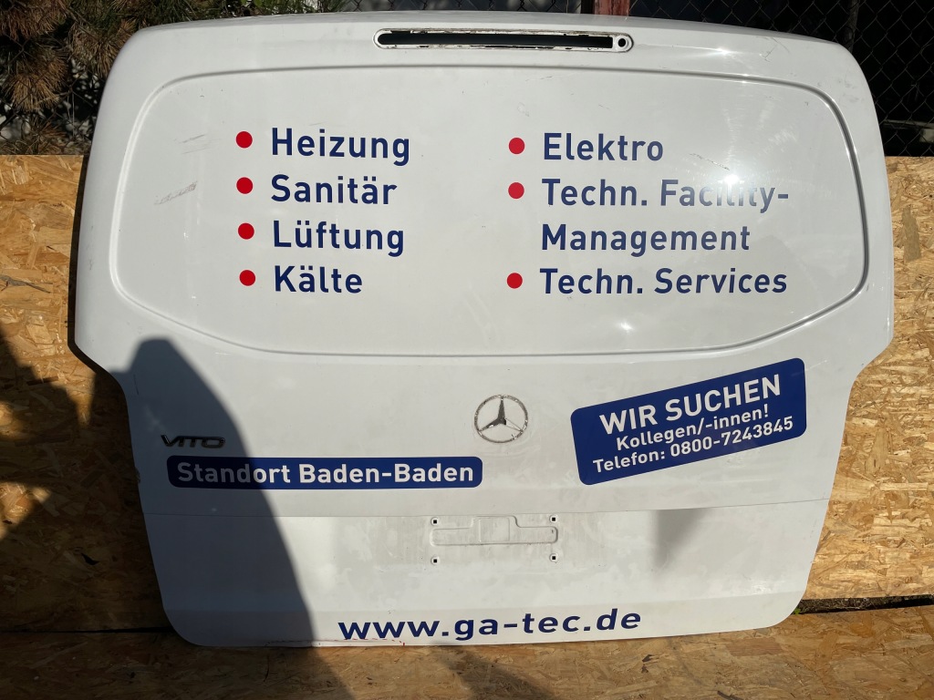 фото №1, Крышка багажника задняя задняя mercedes v klasa w447 vito