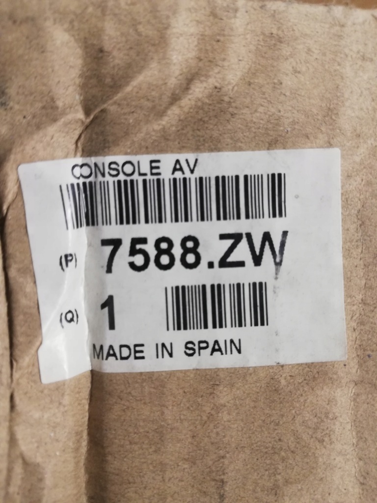 фото №5, Тунель середній консоль berlingo partner 7588zw oe!