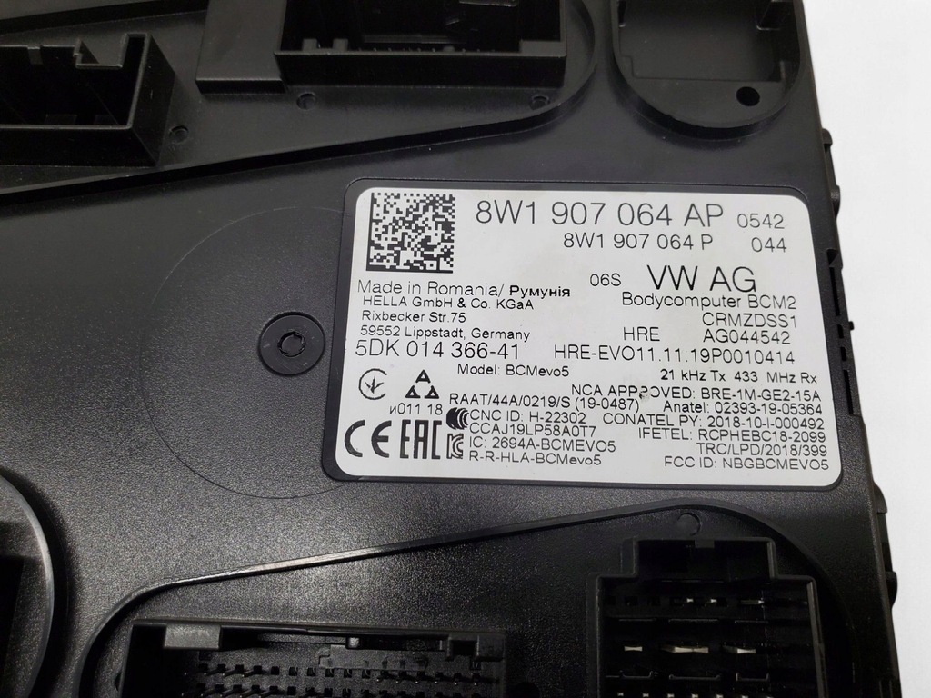 фото №5, Audi q7 4m 2020 модуль / блок управления комфорта