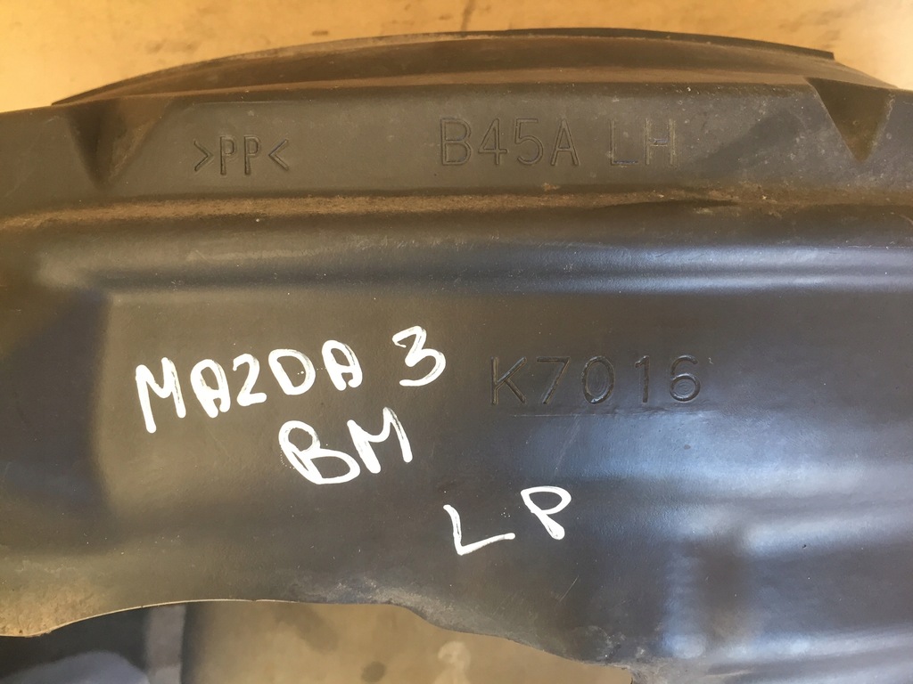 фото №10, Mazda 3 iii bm 2013- підкрилок лівий перед ліва передні b45a lh