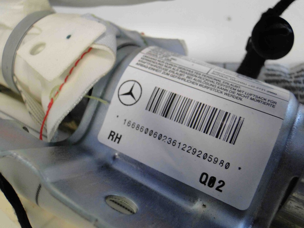 фото №6, Mercedes ml w166 166 шторка безопасности правая левая подушка безопасности