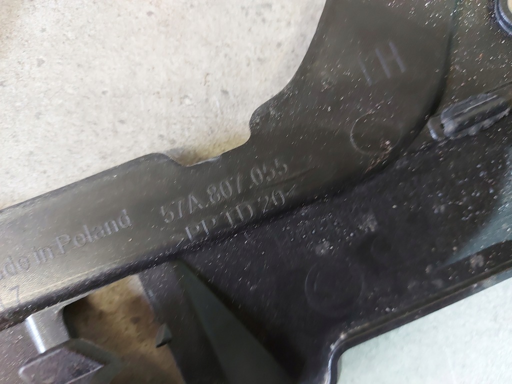 фото №7, Skoda kodiaq напрямна бампера лівий - правий перед 57a807055 комплект