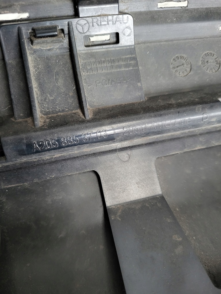 фото №10, Спойлер бампера задняя mercedes w205 amg c-klasa