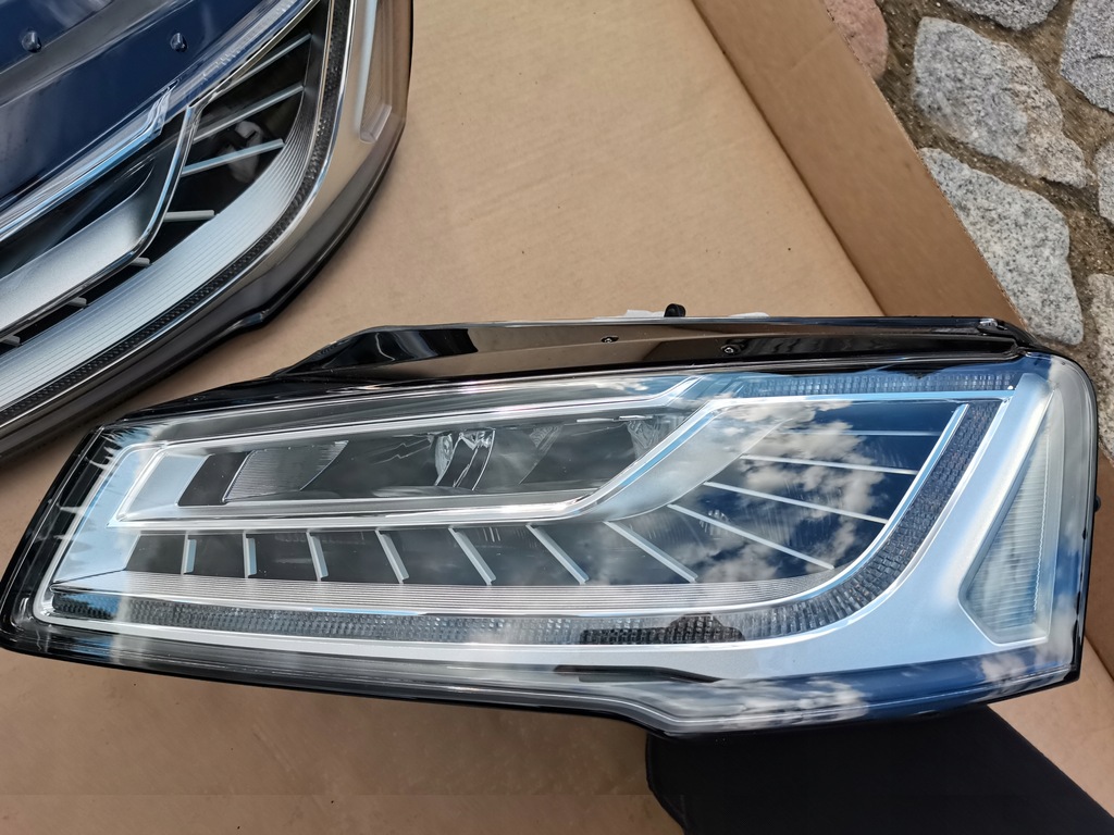 фото №11, Audi a8 4h kpl. лампа перед лампы левая правая 4h0941773b 4h0941774b