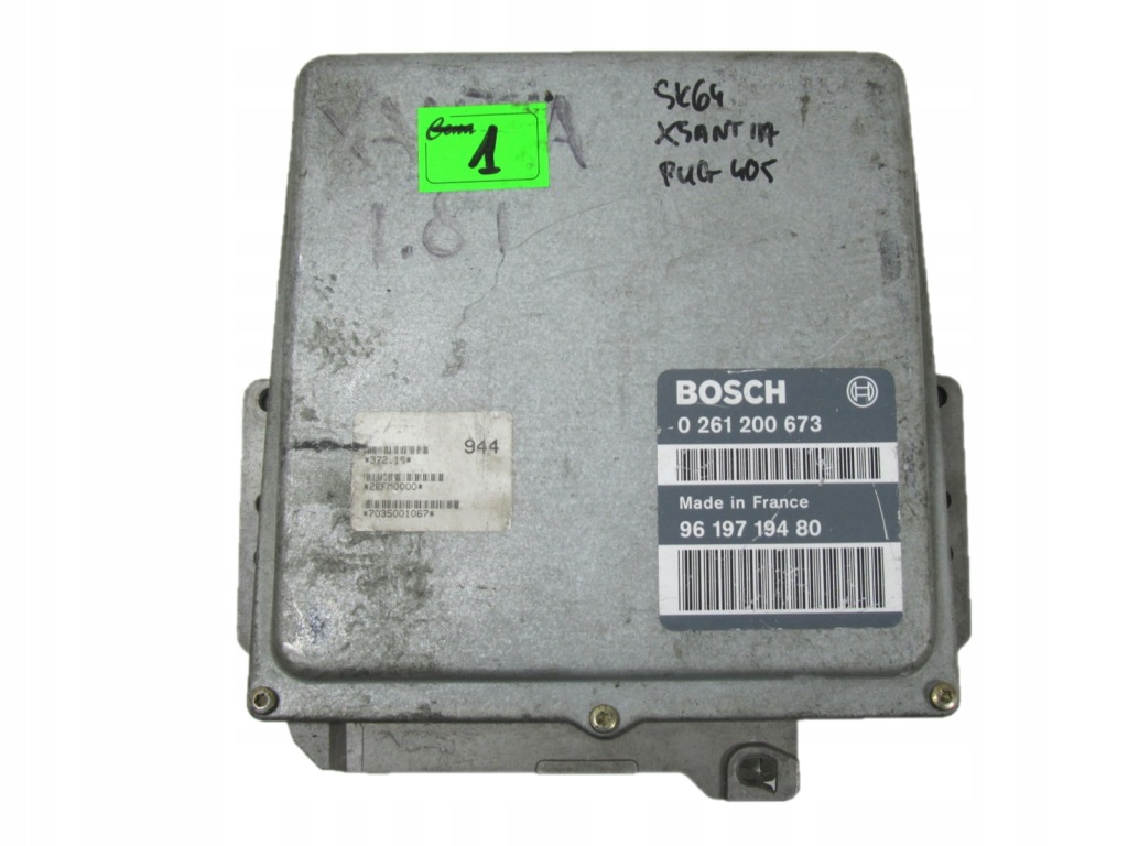 фото №1, Блок управления двигателя bosch 0261200673 9619719480