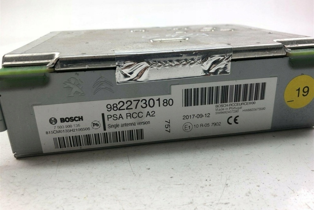 фото №1, Інше модулі citroën c3 iii sx 9822730180 2016