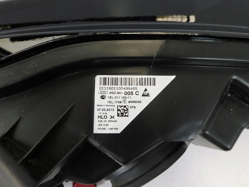 фото №9, Audi a6 c7 4g лампа левая ксенон нет skr 4g0941005c