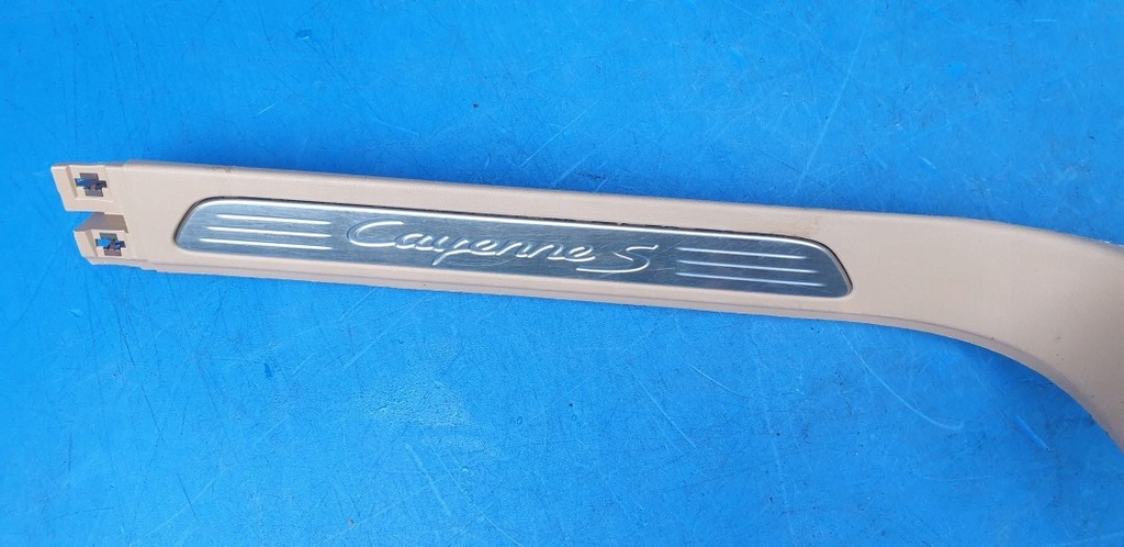 фото №12, 1x накладка порог порог накладка молдинг beż porsche cayenne s 7p5 958