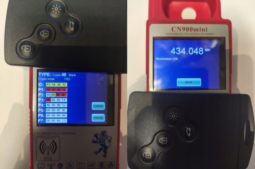 фото №3, Карта ключ renault megane laguna scenic iii hf