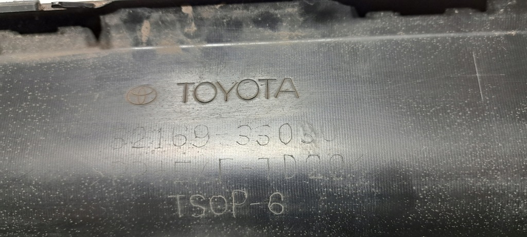 фото №11, Toyota camry viii диффузор бампера заднего 52169-35030