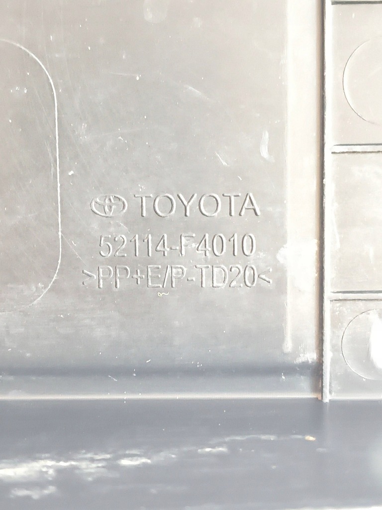 фото №10, Toyota c-hr 2019 - chr подкладка номерного знака регистрационный перед 52114-f4010