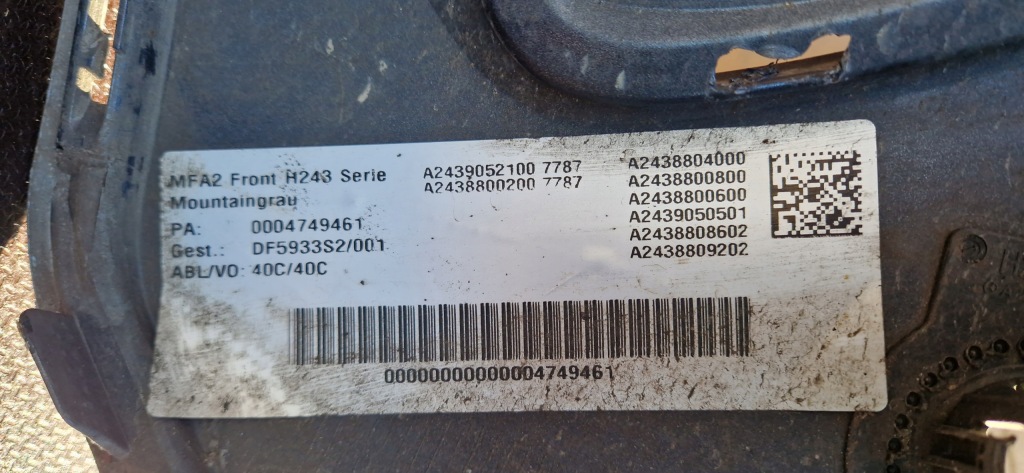 фото №8, Mercedes eqa 243 бампер передній