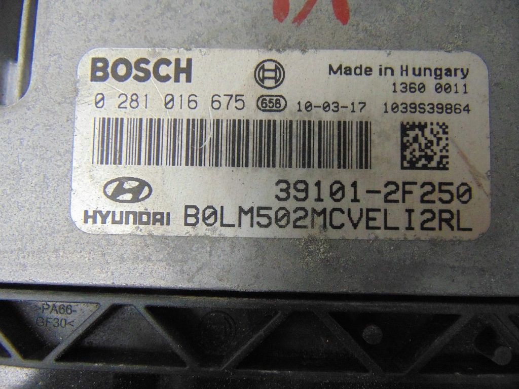 фото №6, Бортовий комп'ютер блок керування двигуна hyundai ix35 2.0 crdi