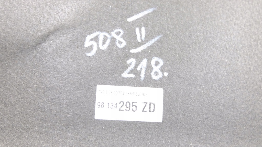 фото №9, Peugeot 508 ii килимок обшивка багажника kombi 98134295zd