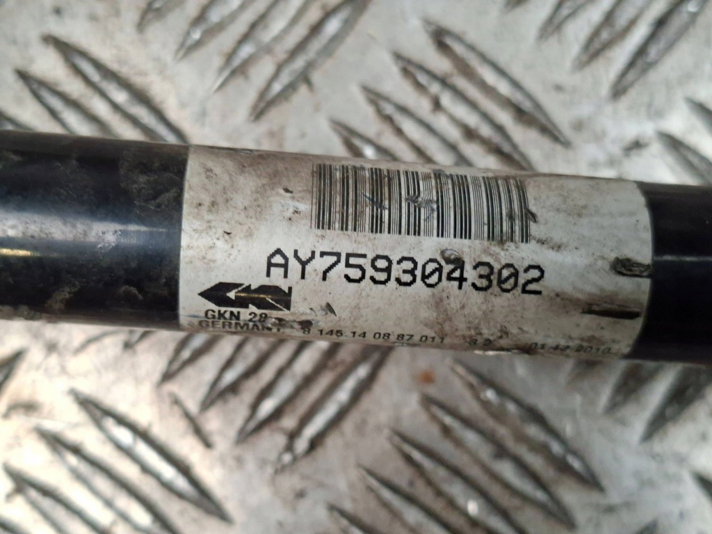 Приводной вал передняя bmw 5 f10 f11 ay759304302 Доставка