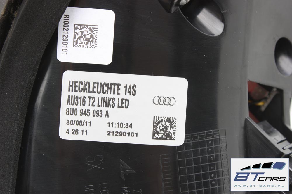 фото №15, Audi q3 задняя бампер задний + крышка багажника багажника лампы led pod hak 8u 8u0945093a