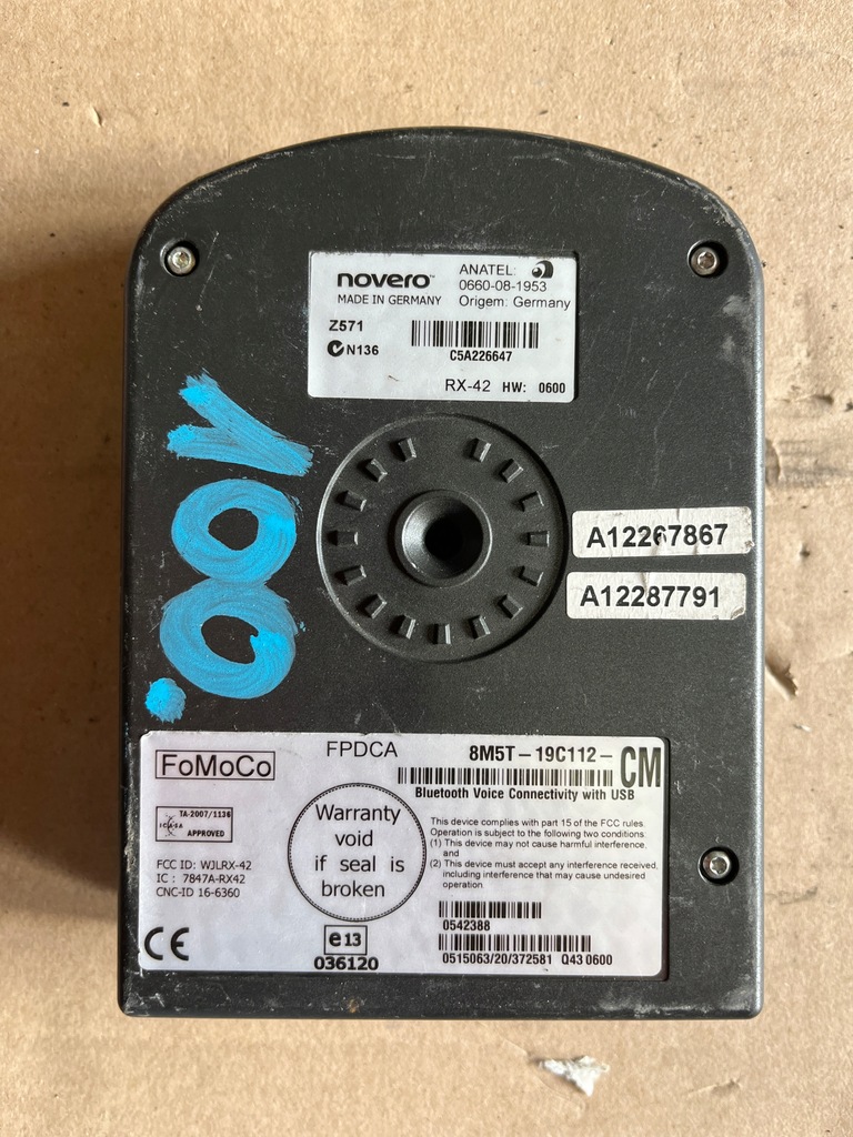 фото №1, 100 ford модуль bluetooth 8m5t-19c112cm