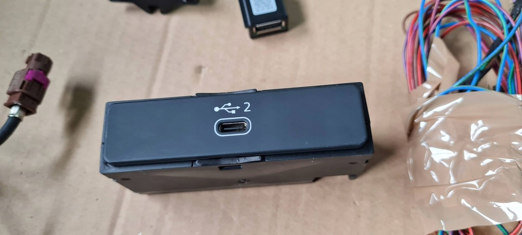 фото №9, Rs5 8w lift s5 a5 роз'єм зарядний пристрій usb port джгут електропроводка a4 b9