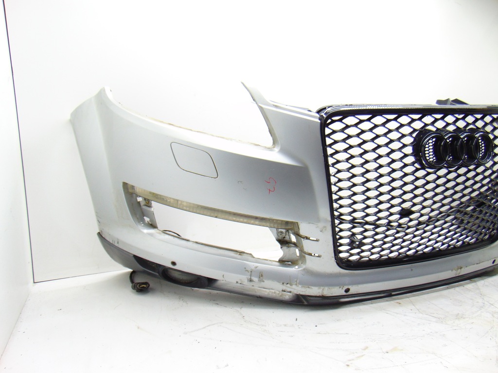 фото №11, Бампер перед передній audi q7 4l колір ly7w ксенон