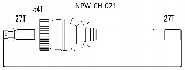 Купити Привідний вал привідна jeep grand cherokee -99 /права/