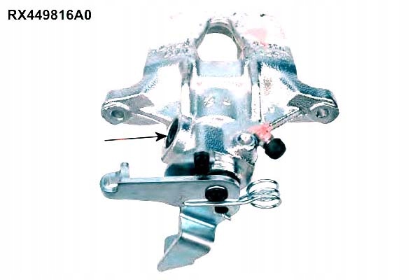 фото №2, Суппорт тормозной renault master ii 00-10 pt fte