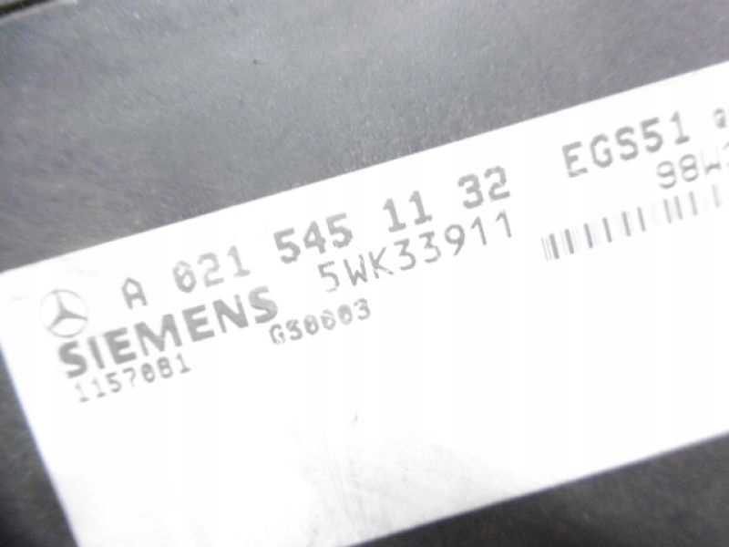 фото №5, W210 бортовой компьютер коробки a0215451132 2,5td 5wk33911