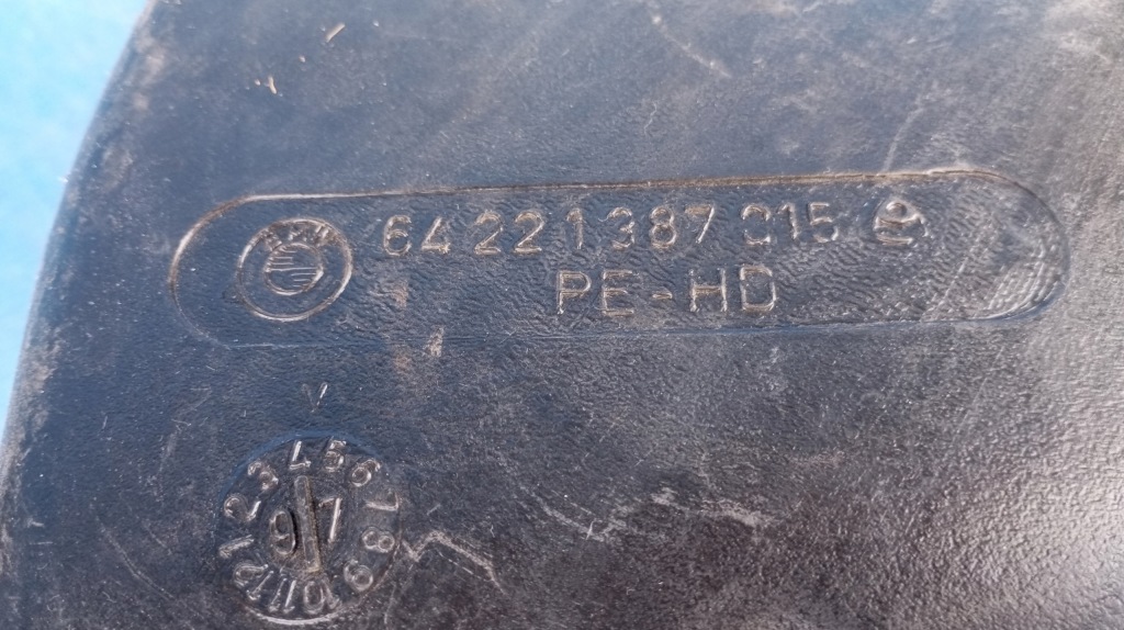 фото №8, Канал впуск воздухозаборник воздуха панели кабины bmw 3 e36 cabrio 64221387015