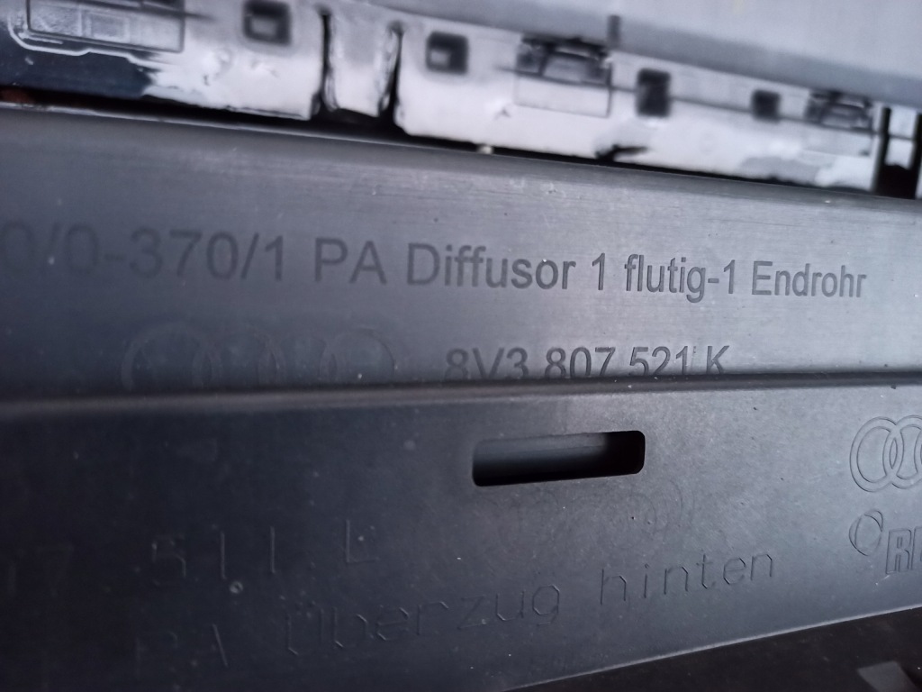 Бампер задній задній audi a3 8v4 рестайлінг  sportback 2016- в Україні