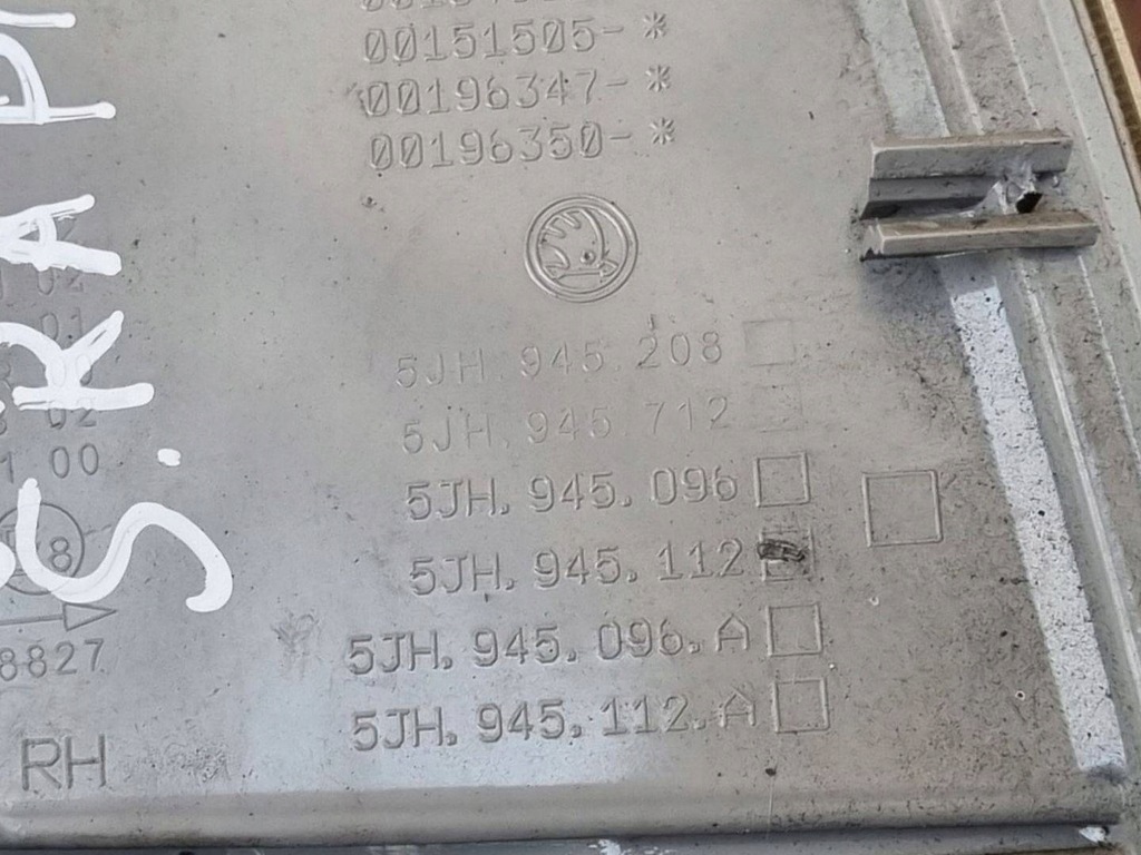 фото №9, Лампа задня права сторона skoda rapid 2014 5jh945112