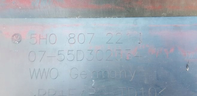 фото №6, Vw golf 8 viii бампер перед 5h0807221j