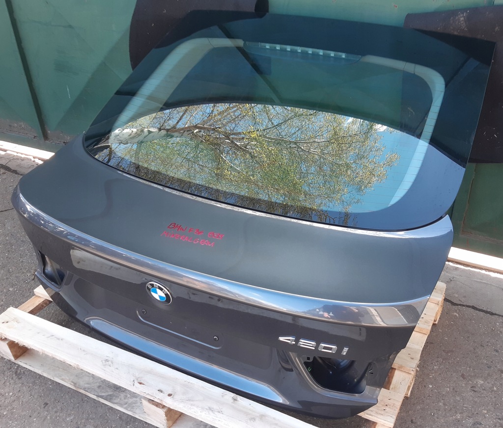 фото №11, Bmw 4 f36 gt 17r кришка багажника багажника b39 mineralgrau