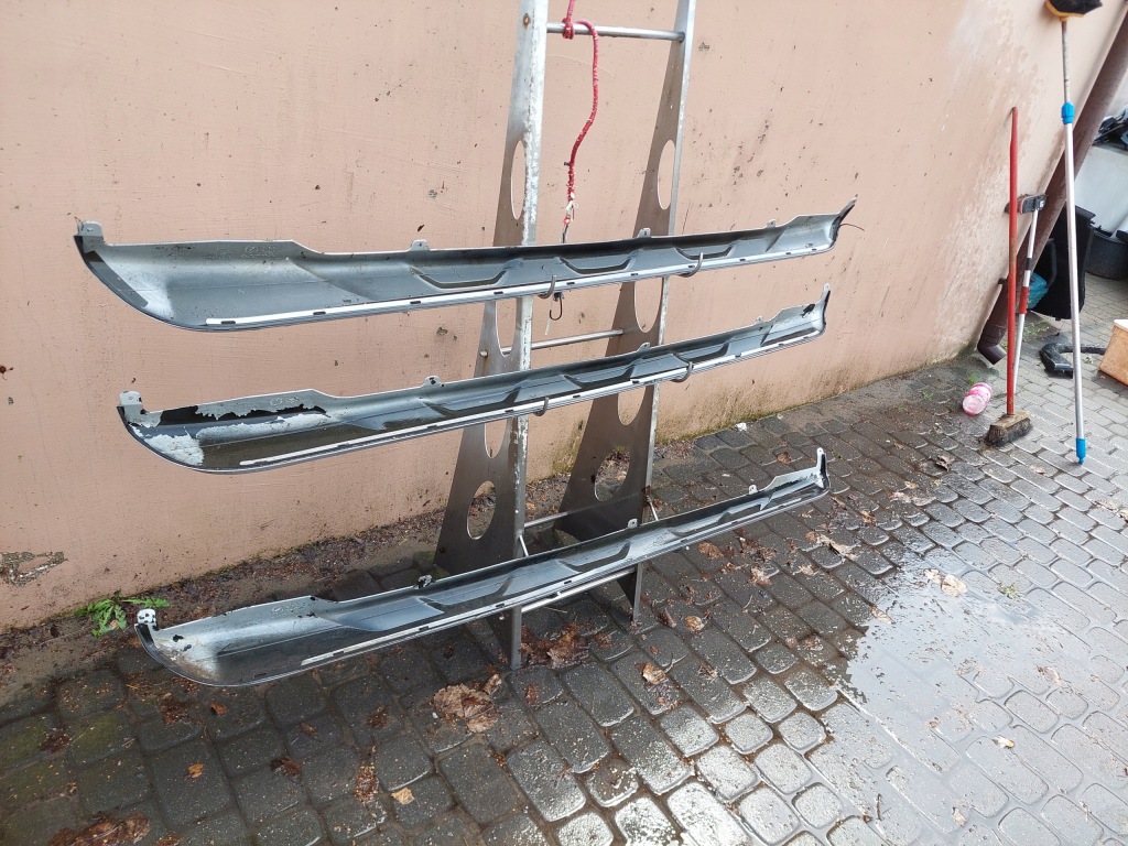 фото №5, Volvo xc40 v40 cross country 13- молдинг порог сторона правая накладка порог