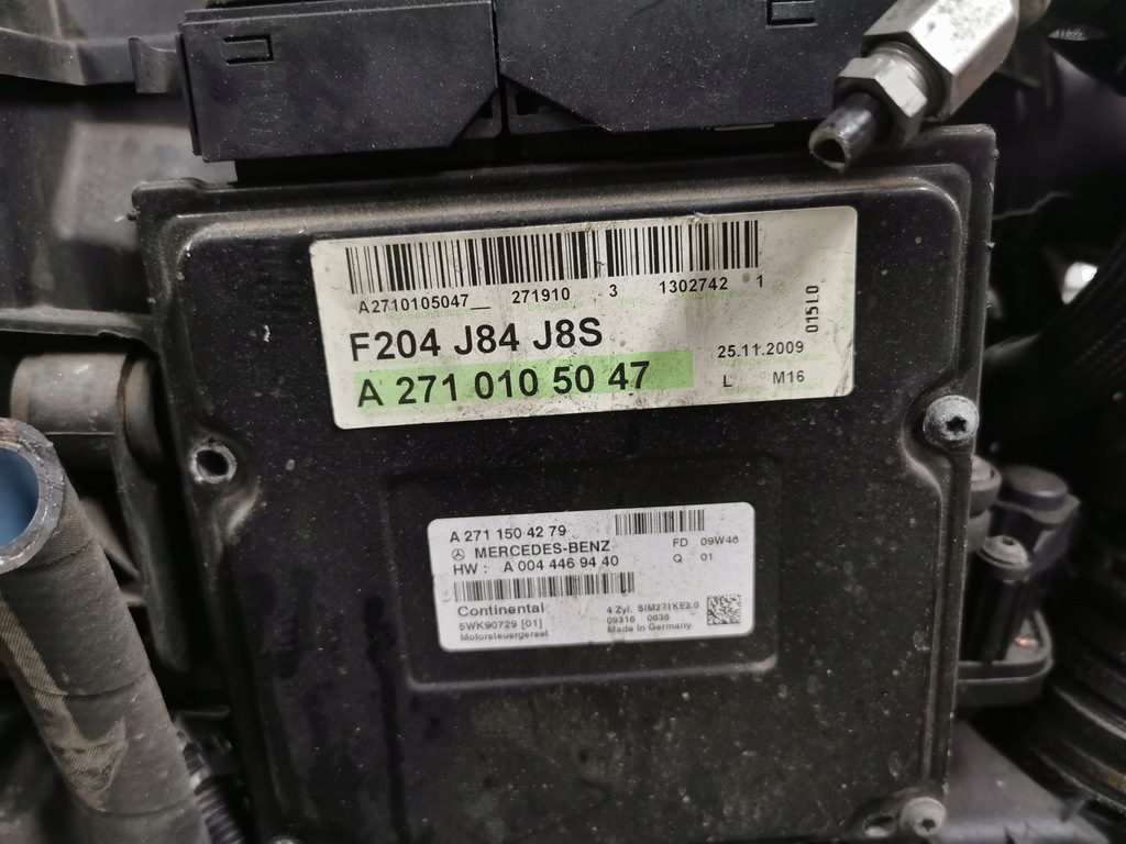 фото №10, Двигатель mercedes c klasa w204 1.8 271952