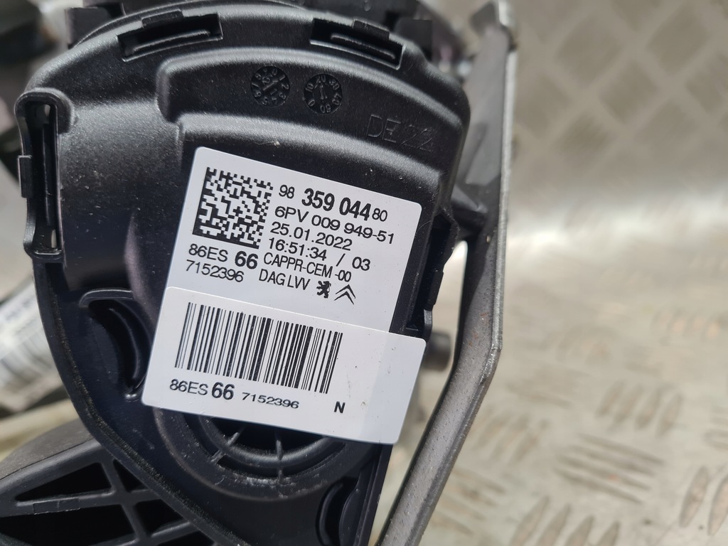 фото №4, Потенциометр газа педаль тормоза сцепления автоматическая коробка передач opel crossland x