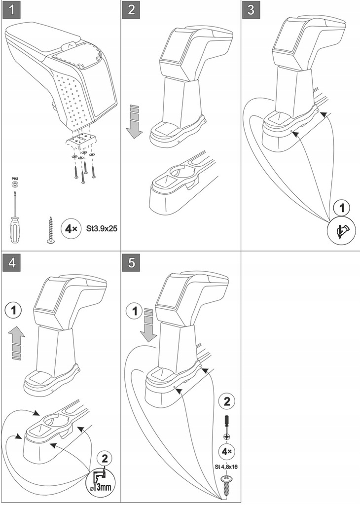 фото №8, Подлокотник с адаптер do dacia duster, 2009-2017, arm2-black