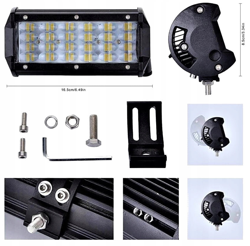 фото №3, Лампа 240w протитуманна фара led toyota c-hr rav4 corolla ds