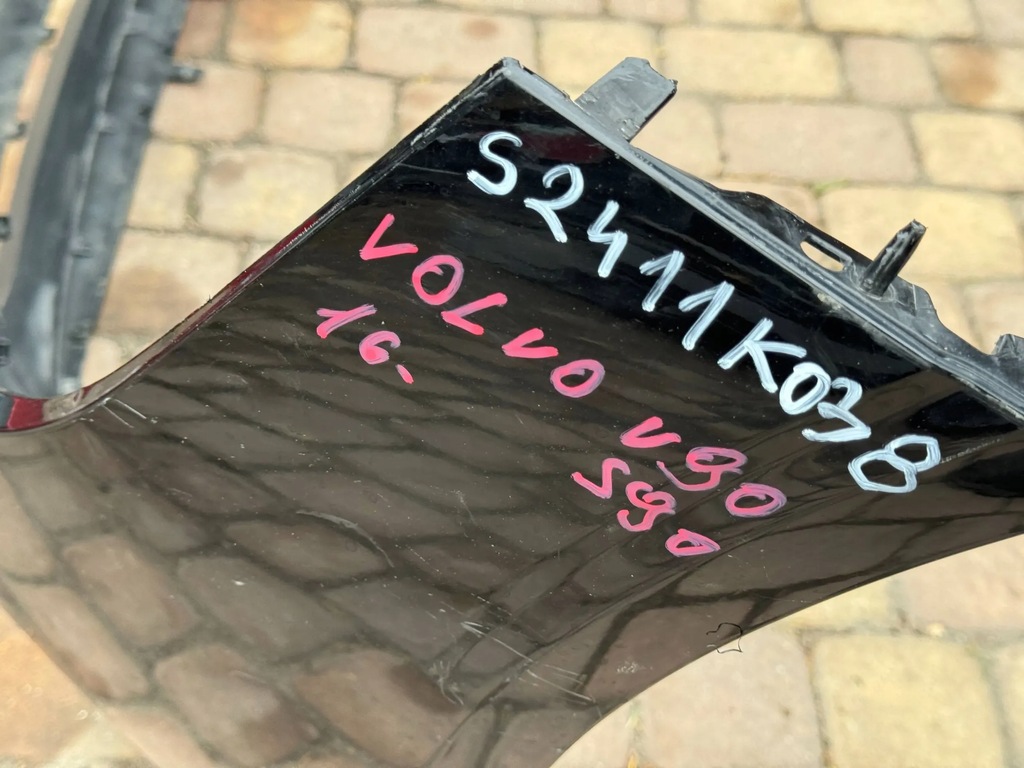 фото №12, Volvo v90 s90 16-20 бампер перед передний решётка левая хром