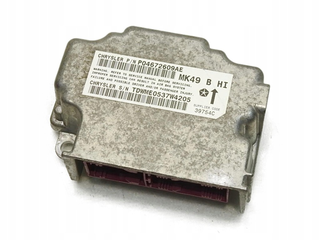 фото №1, Датчик air bag подушка безопасности jeep compass i p04672609ae