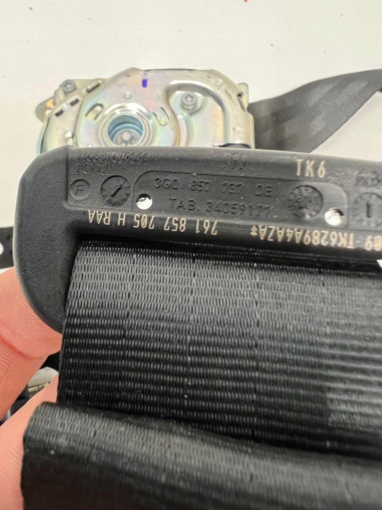 фото №3, Vw touareg iii ремни задняя безопасности оригинал 2x