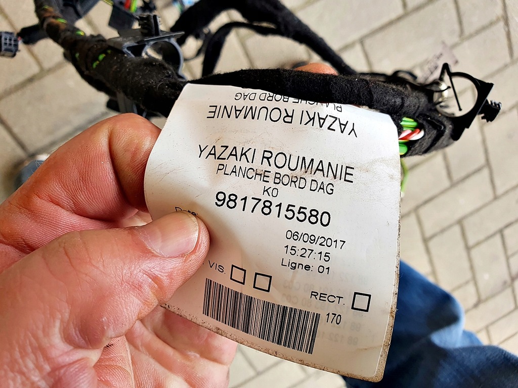 фото №5, Джгут панелі консолі jumpy expert iii proace