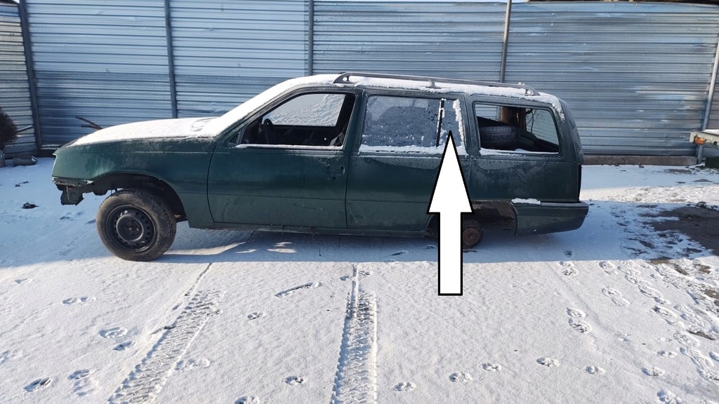 фото №1, Скло дверна ліва задня малий opel kadett e kombi