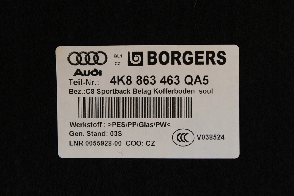 фото №8, Пол обшивка багажника комплект audi a7 4k