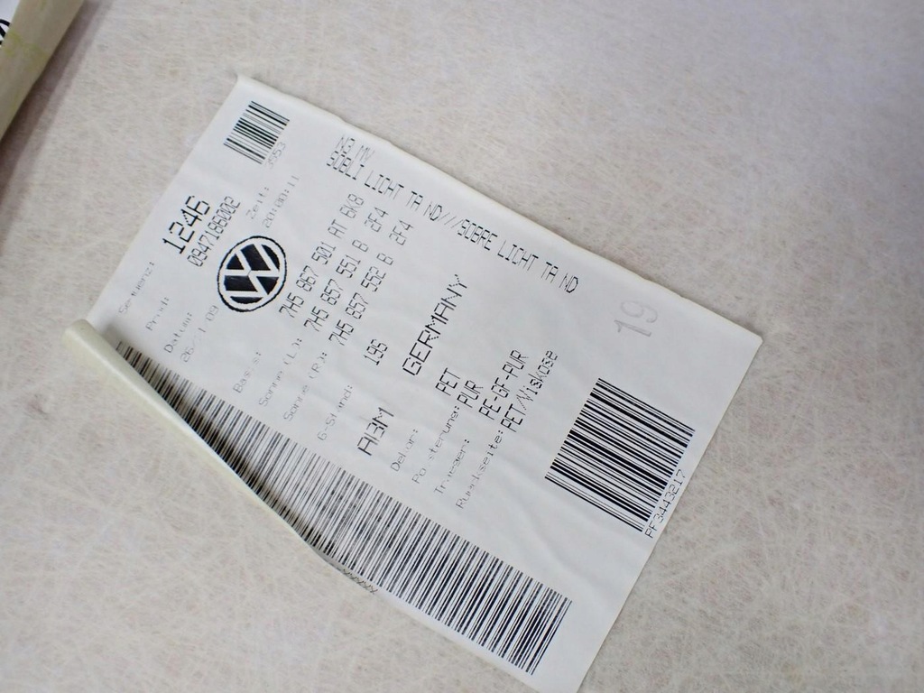 фото №8, Потолок оригинал 7h5867501at vw volkswagen multivan t5 10r