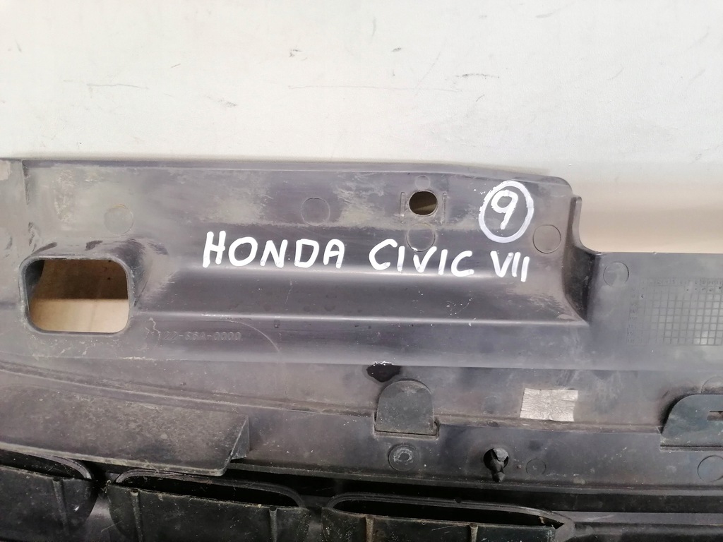 фото №6, Решітка радіатора бампера honda civic vii 7 lift oem