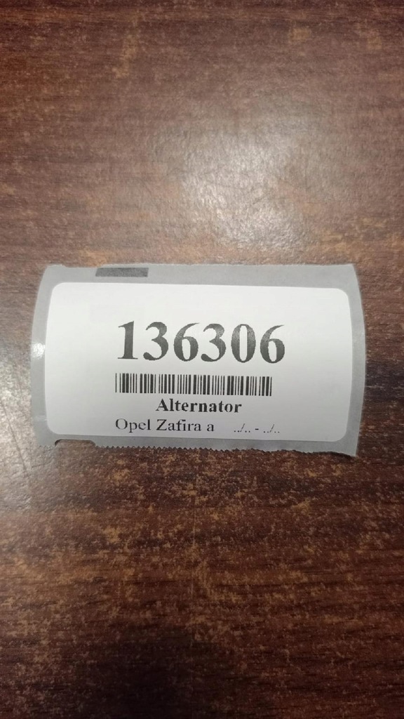 фото №7, Opel zafira a 2.0 dti генератор 0123500008