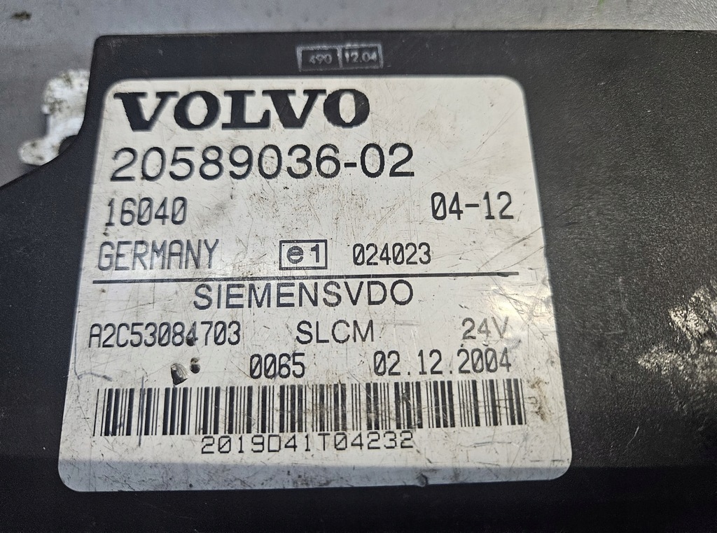 фото №1, Блок управления ebs knorr-bremse volvo fh fh12 fh13