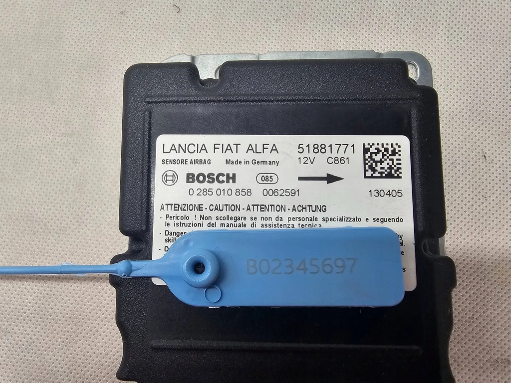 фото №5, Fiat doblo ii combo модуль senor подушек воздушных 51881771