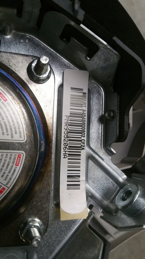 фото №4, Консоль подушки безпеки ремені датчик kpl smart forfour