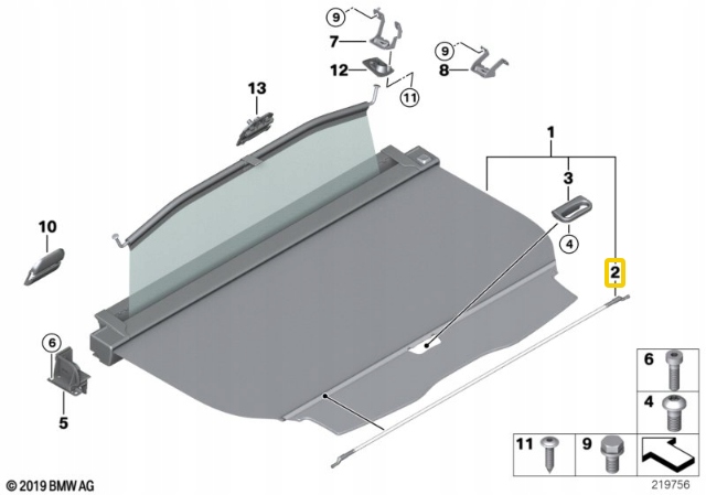 фото №6, Дверной ремень лебёдка шторка bmw 5 f11 f11 lci оригинальный 51477280410