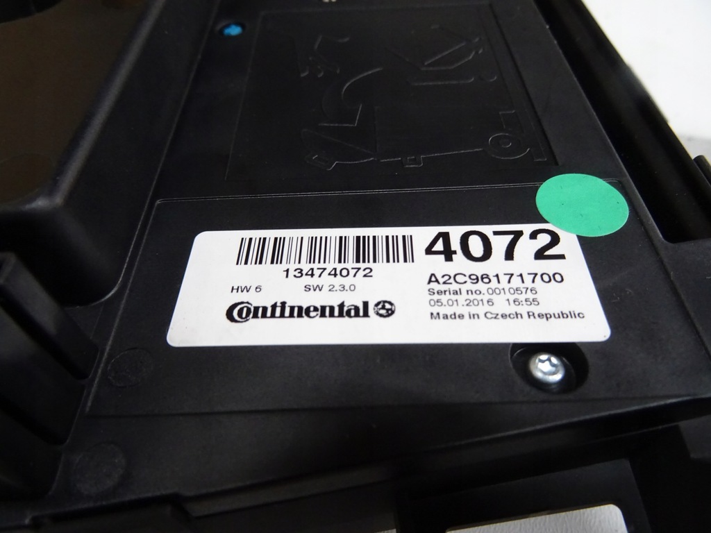 фото №7, Opel zafira c панель радио дисплей кондиционера комплект